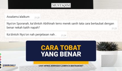 cara tobat yang benar